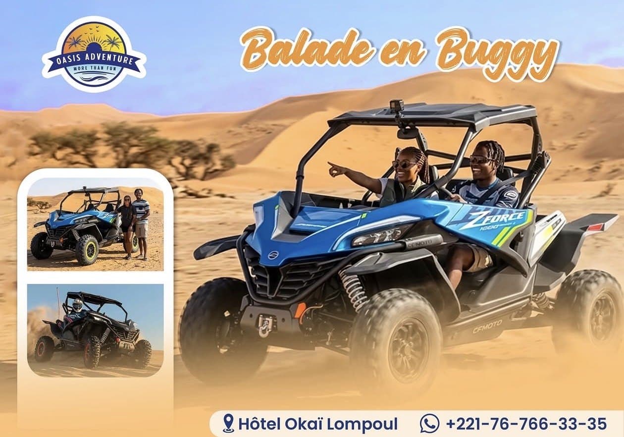 Affiche Oasis Adventure — Balade en buggy ZFORCE 1000