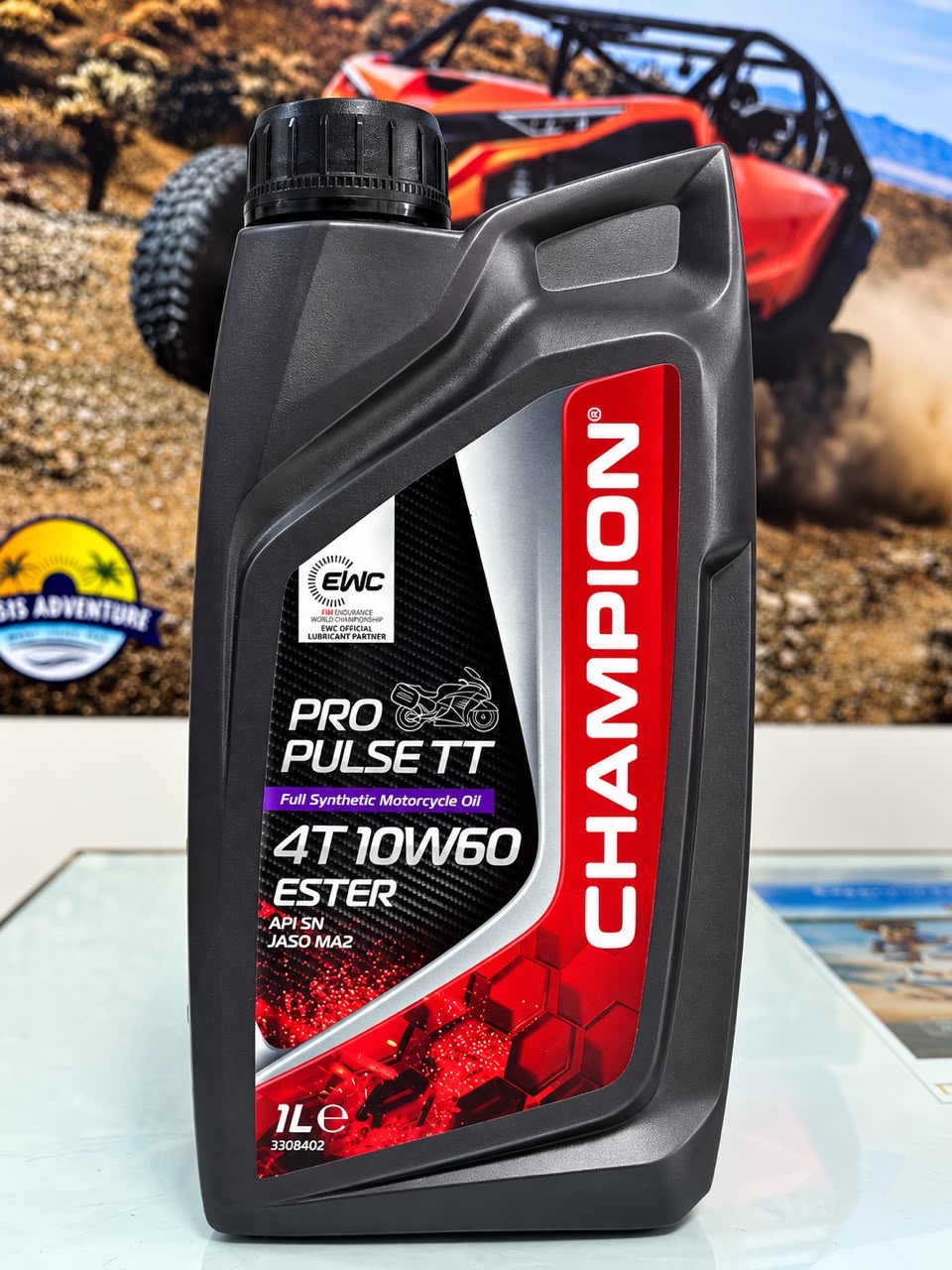 Huile Champion Pro Pulse TT 4T 10W60 — magasin Oasis Adventure