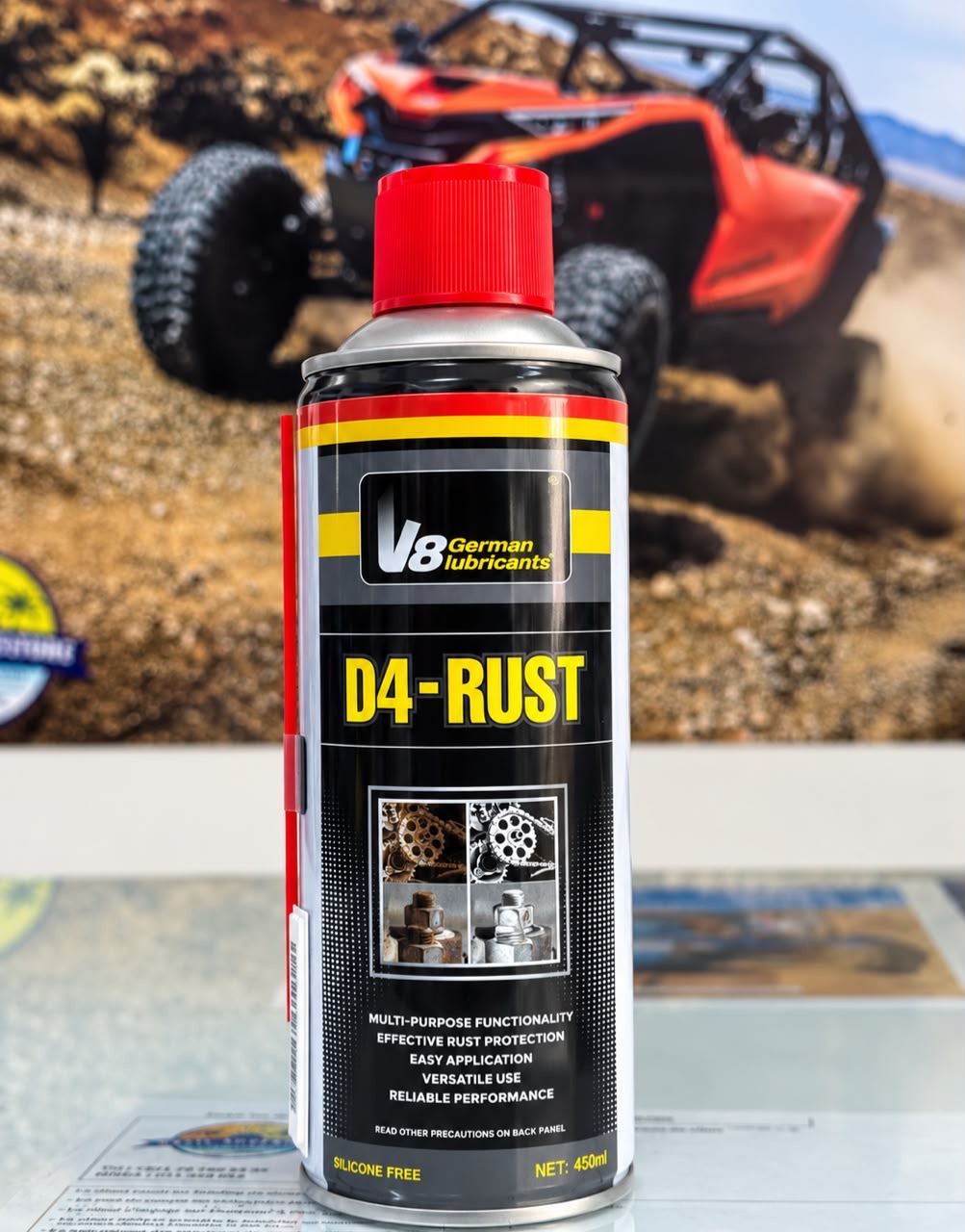 Spray V8 D4-RUST — magasin Oasis Adventure